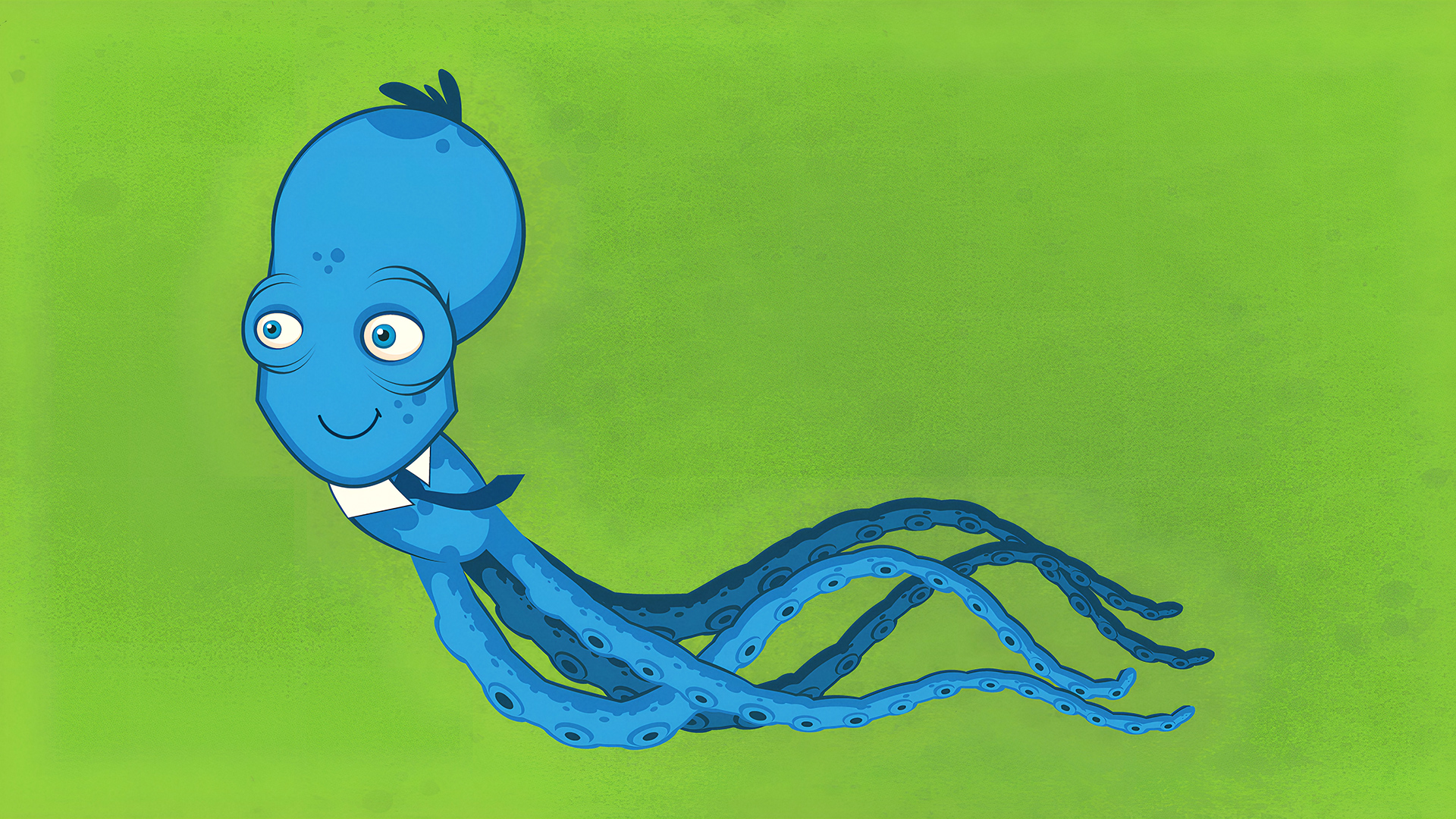 Squido Adventures animated mascot character artwork