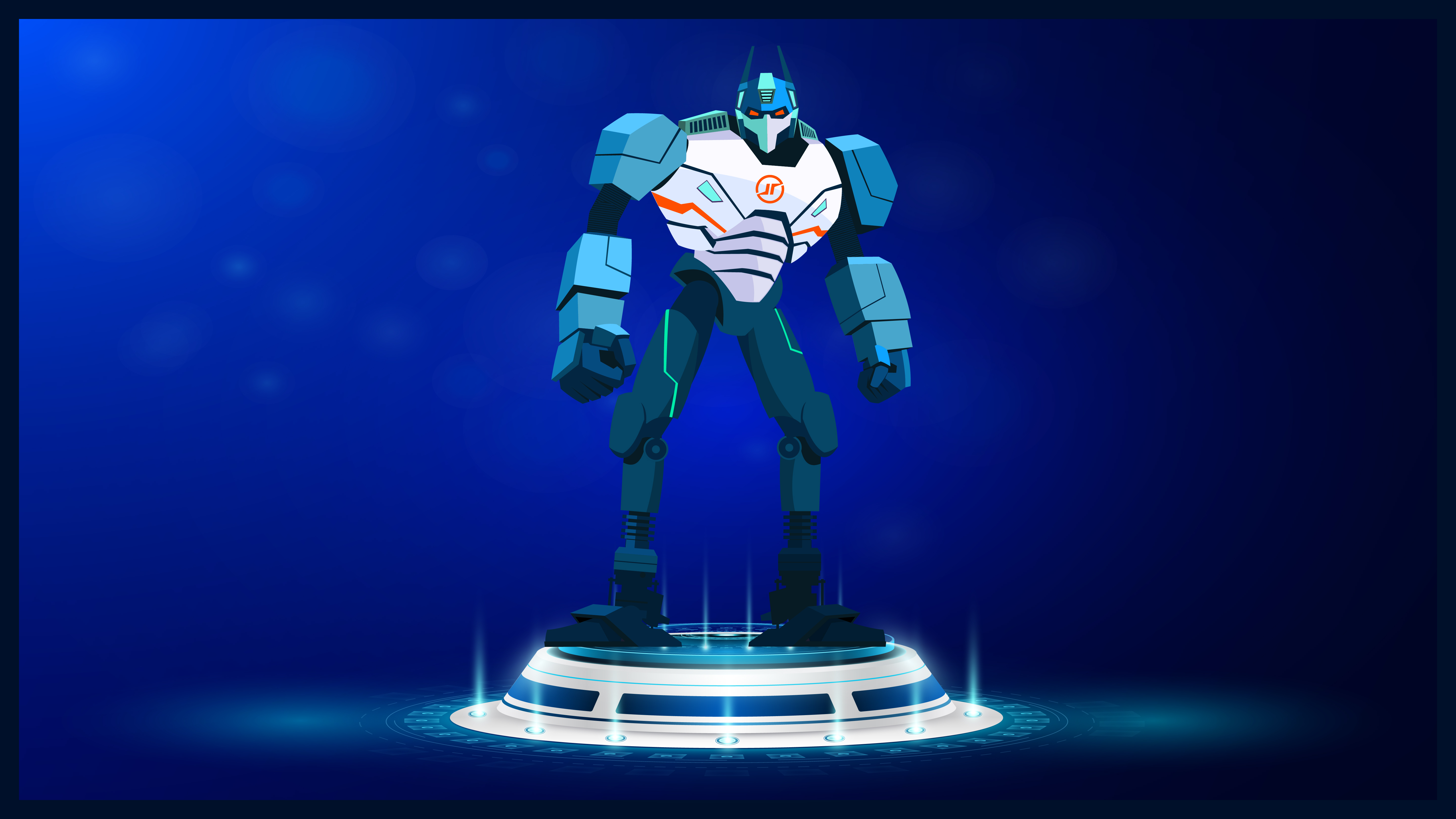 Hangman Clash robot character design and development