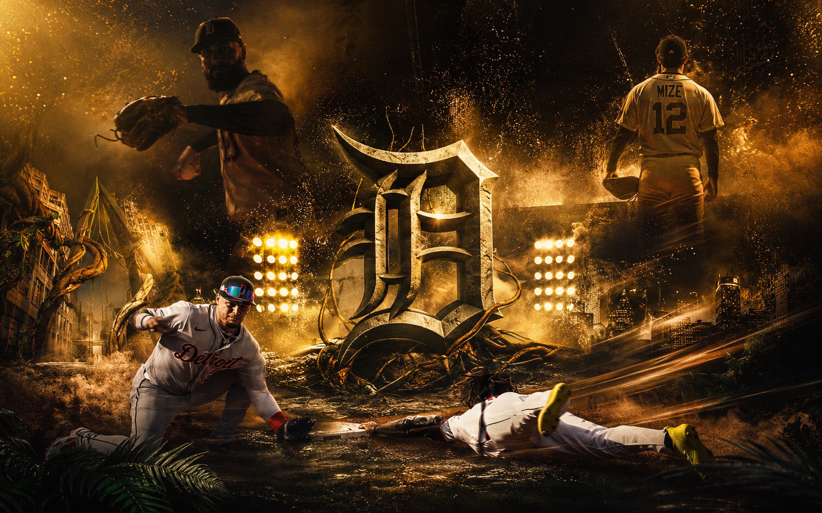 Detroit Tigers stadium motion graphics case study thumbnail artwork