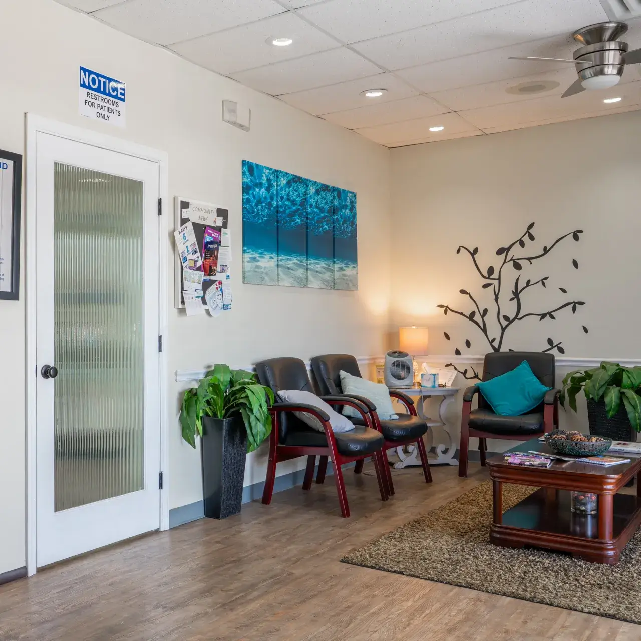 Waiting Room Area of Fruitland Park Dentistry in Fruitland Park, FL