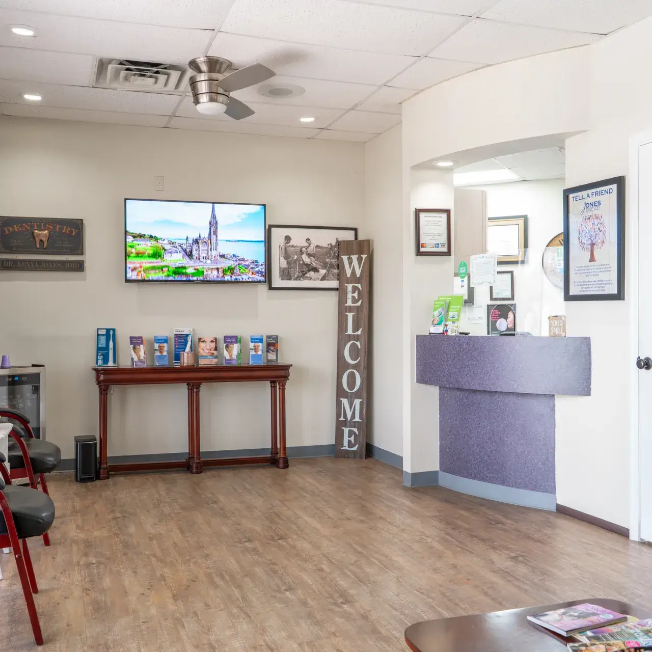 Front Desk of Fruitland Park Dentistry in Fruitland Park, FL