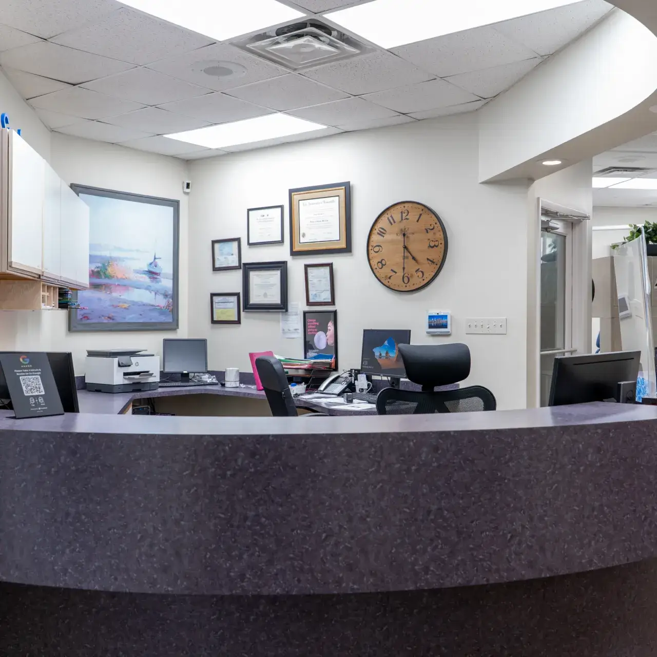 Front Desk of Fruitland Park Dentistry in Fruitland Park, FL