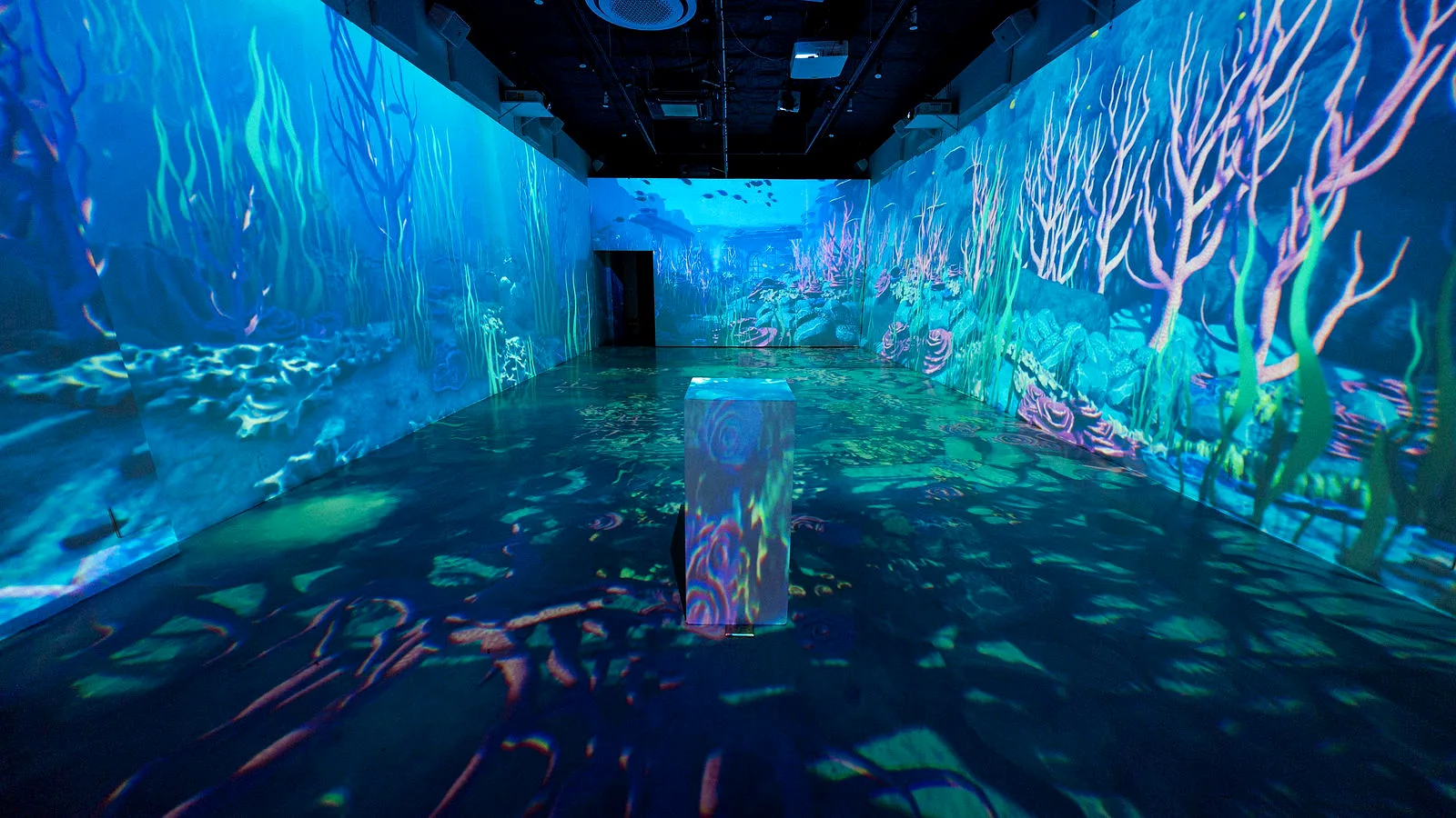Immersive 360-degree projection environment at LUME Studios