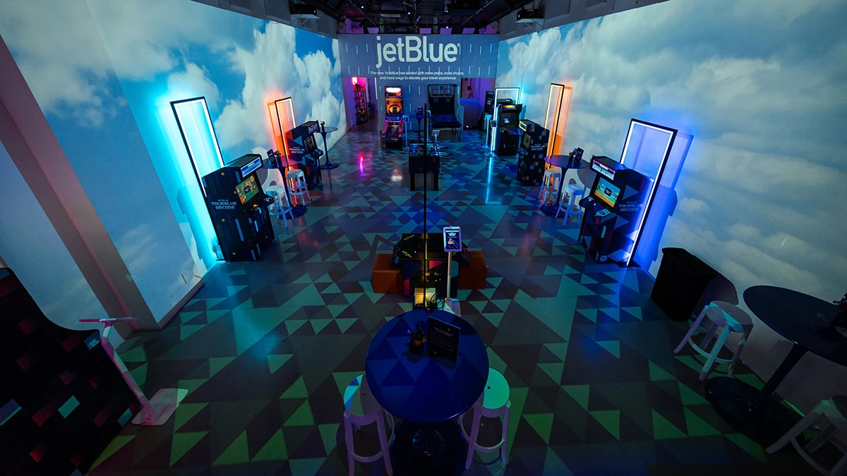 360-degree projection immersive environment at LUME Studios