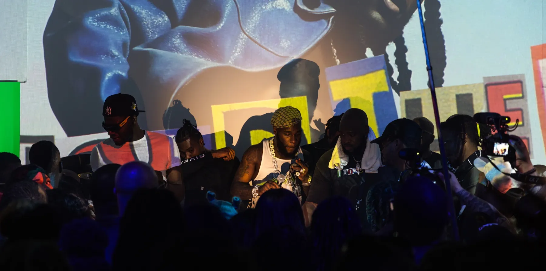 Burna Boy live at LUME Studios