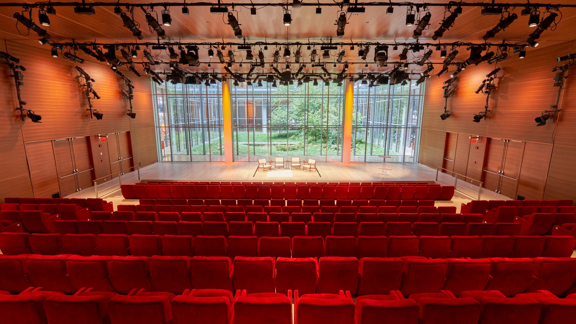 The Times Center auditorium in Midtown Manhattan