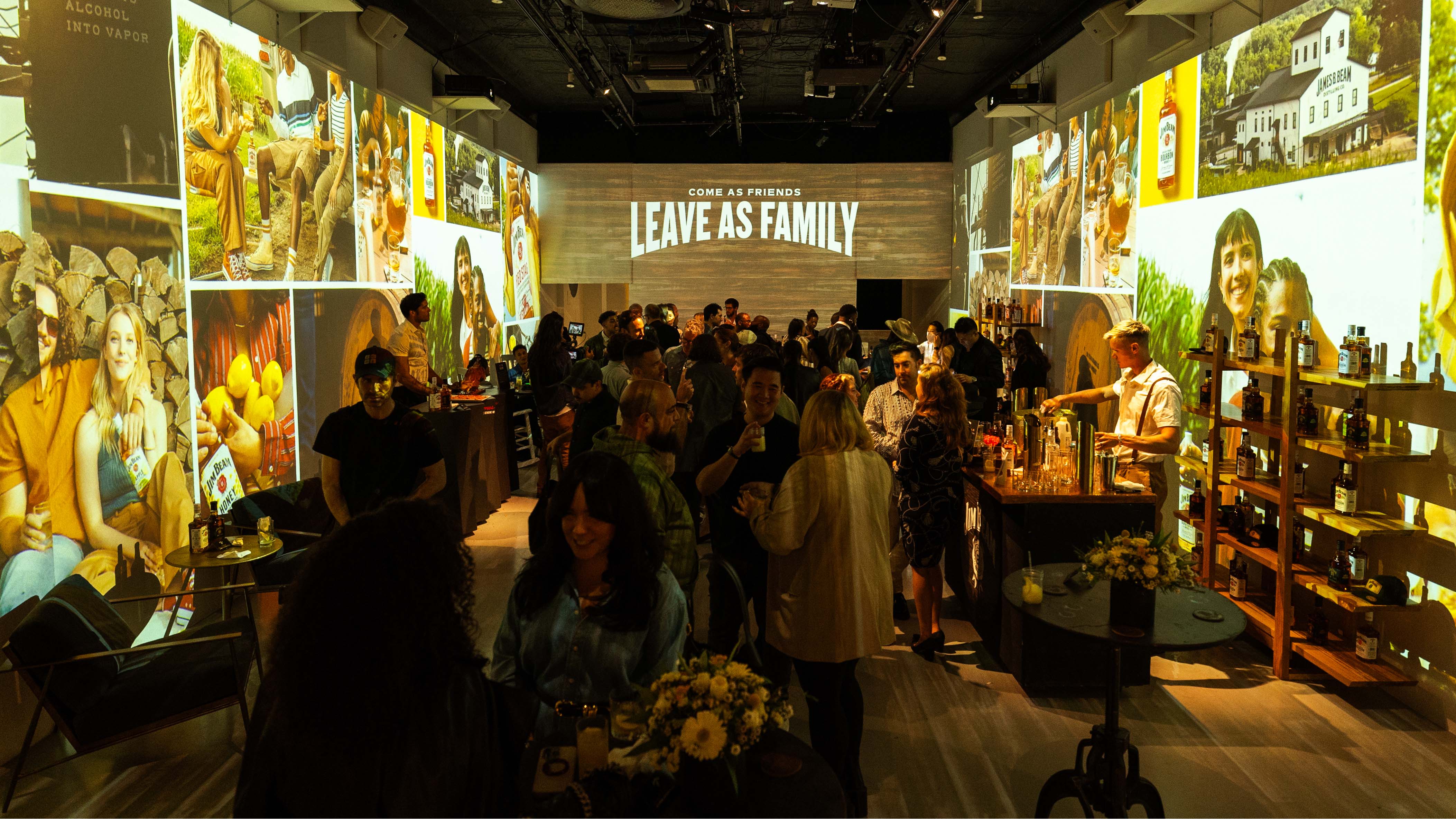 Jim Beam tasting event at LUME Studios, Tribeca NYC