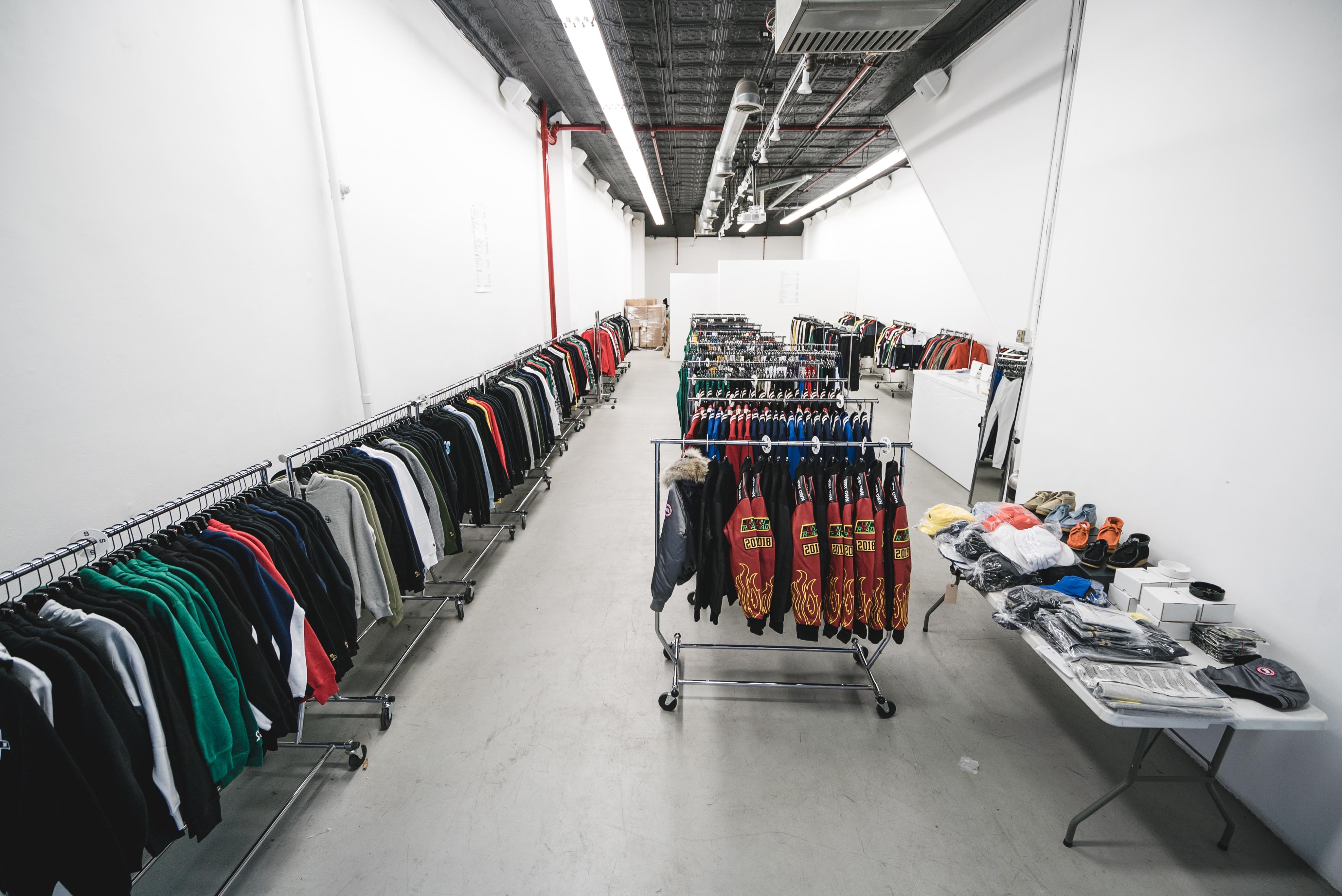 OVO sample sale at LUME Studios, Tribeca NYC