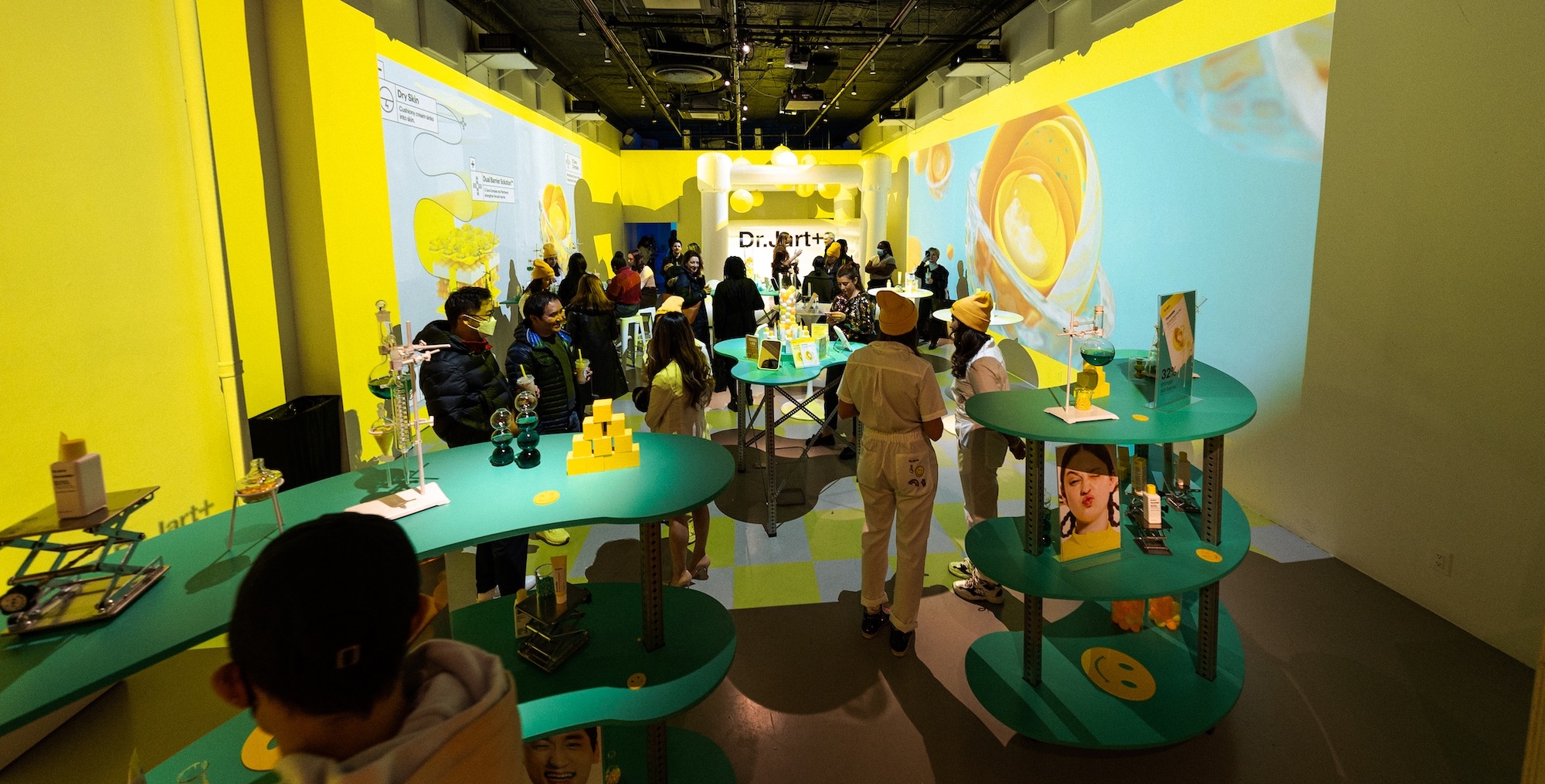 Experiential marketing brand activation at LUME Studios NYC immersive event venue in Tribeca