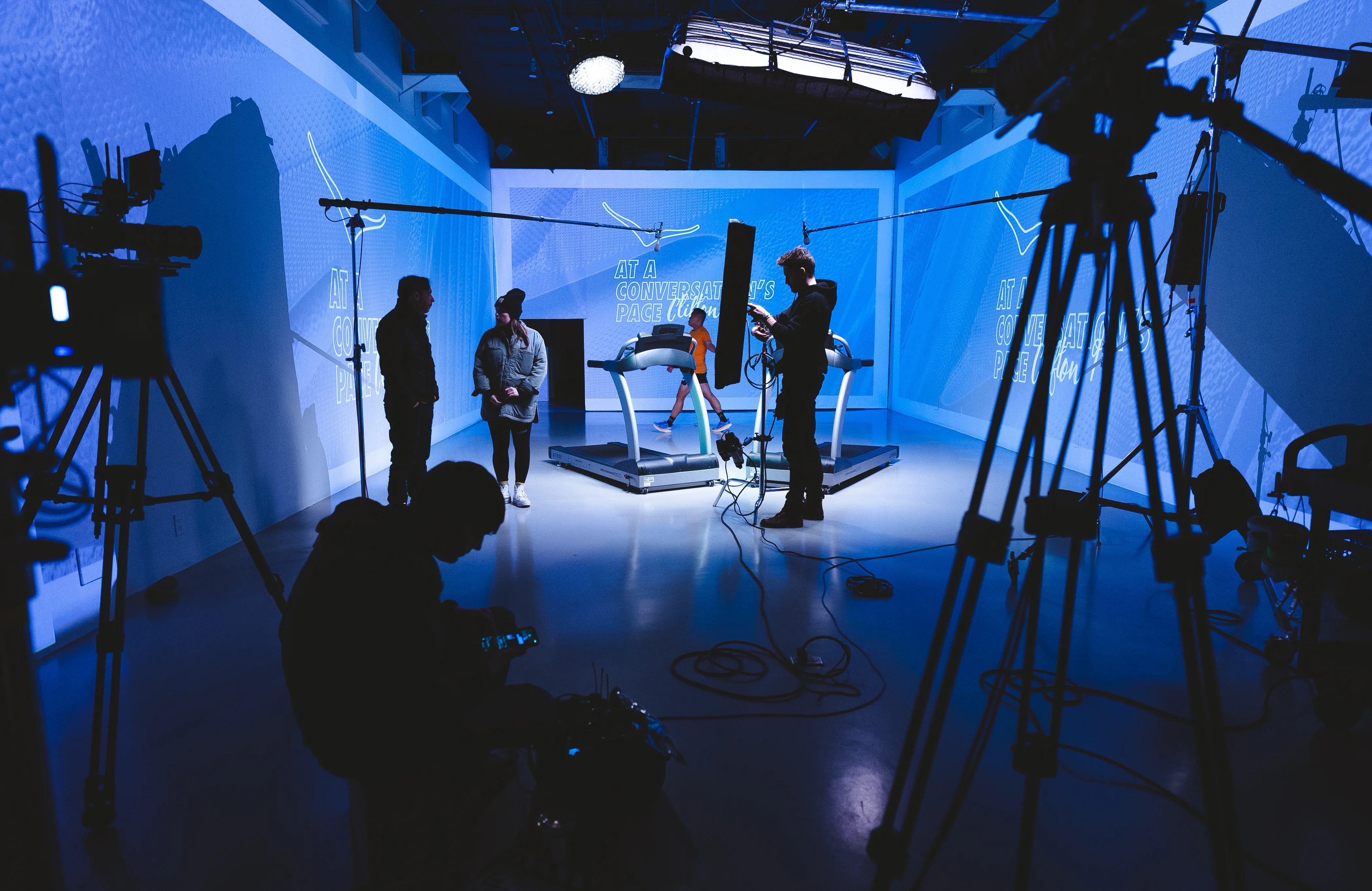 Countless Yards Super Bowl LX watch party at LUME Studios SoHo NYC with Bad Bunny halftime show projection