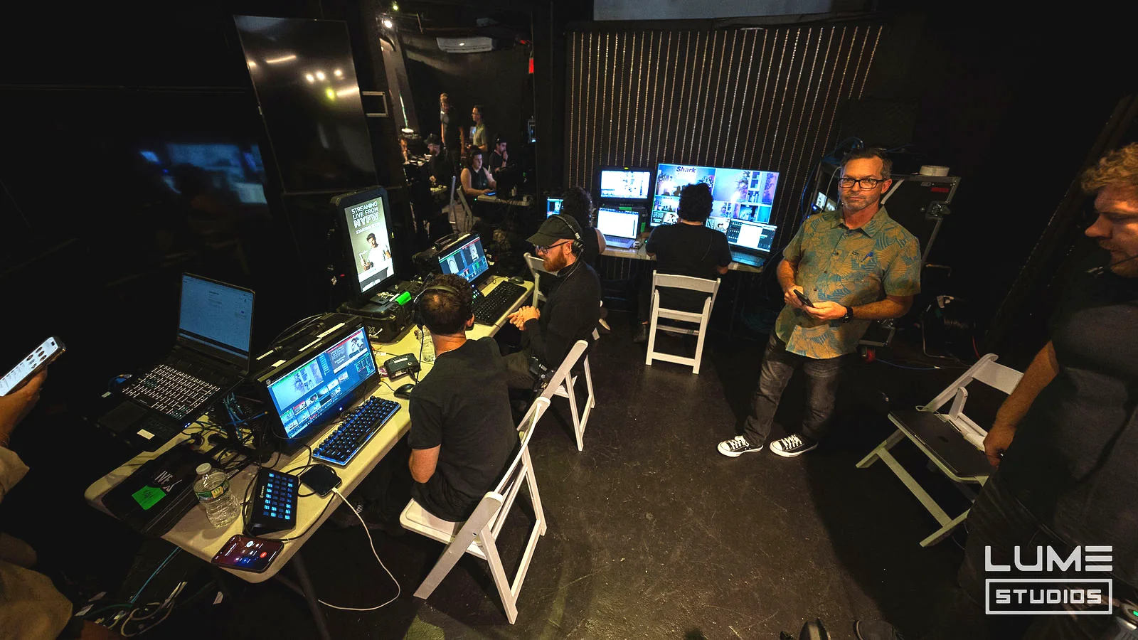 Shark Beauty x Chris Appleton at LUME Studios, livestream control