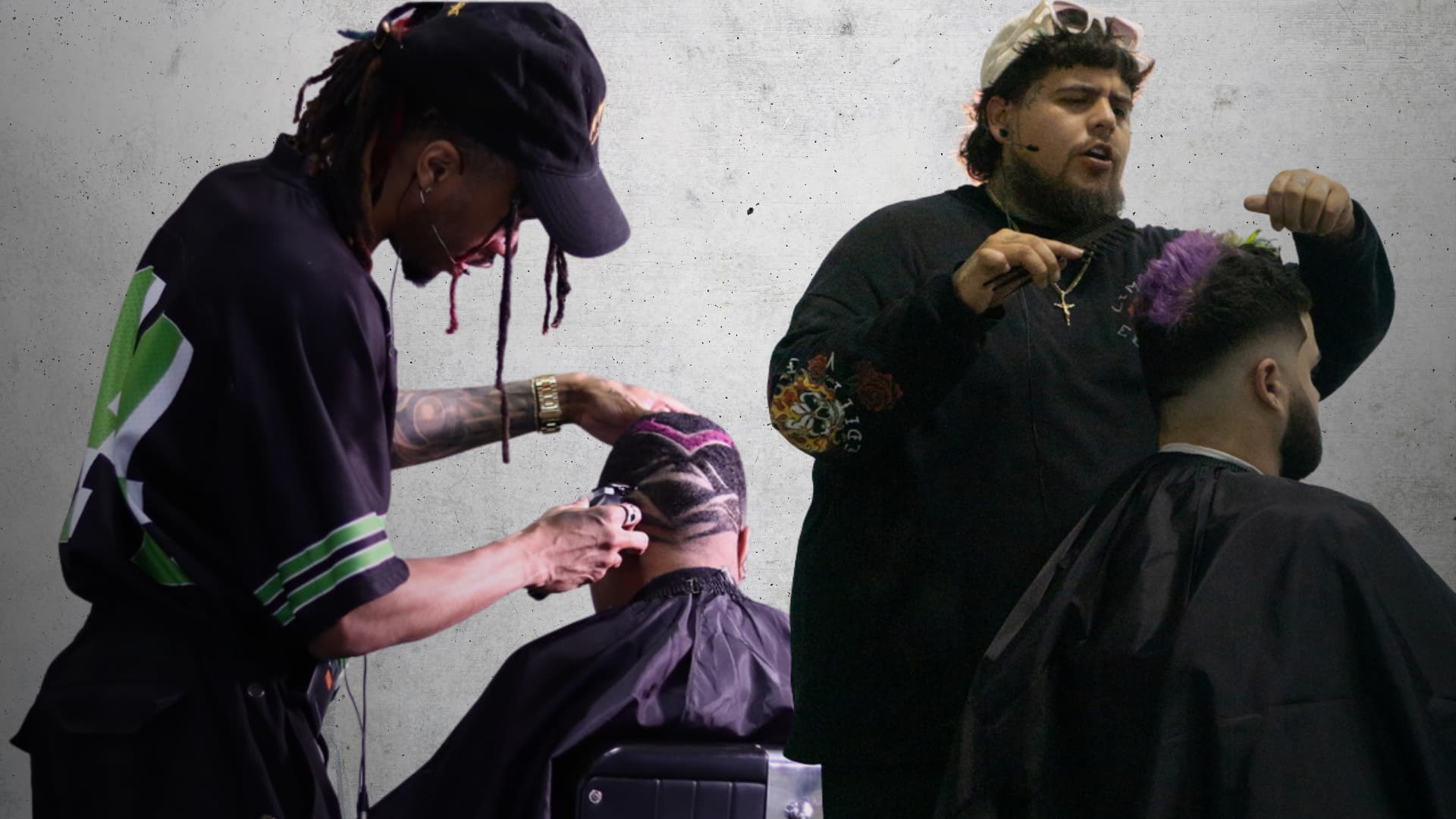 image of hairstyling service in progress