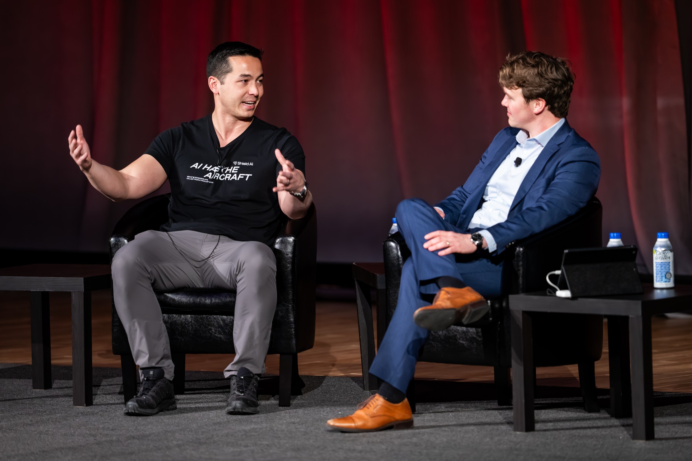 Brandon Tseng in an onstage conversation