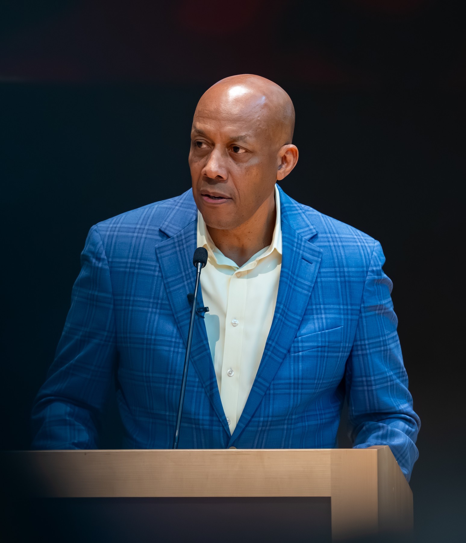 Gen. CQ Brown, Jr. speaking at the conference