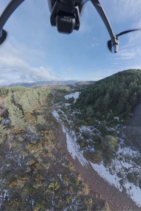 Producción de contenido inmersivo y vídeo 360º con drones