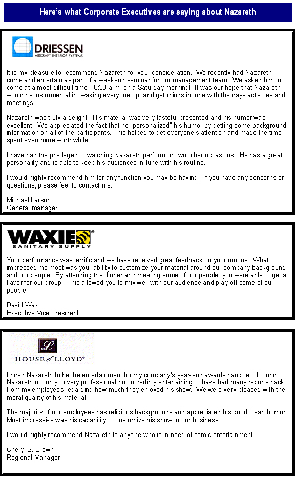 Screenshot of social media post featuring Nazareth