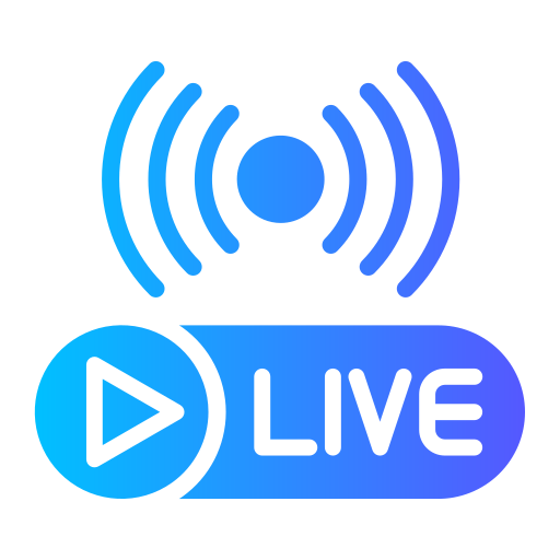 Live broadcast icon representing Nazareth live comedy streaming