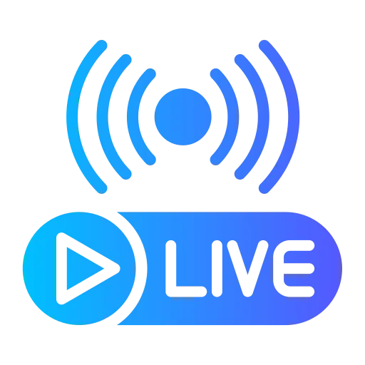 Live broadcast icon representing Nazareth live comedy streaming