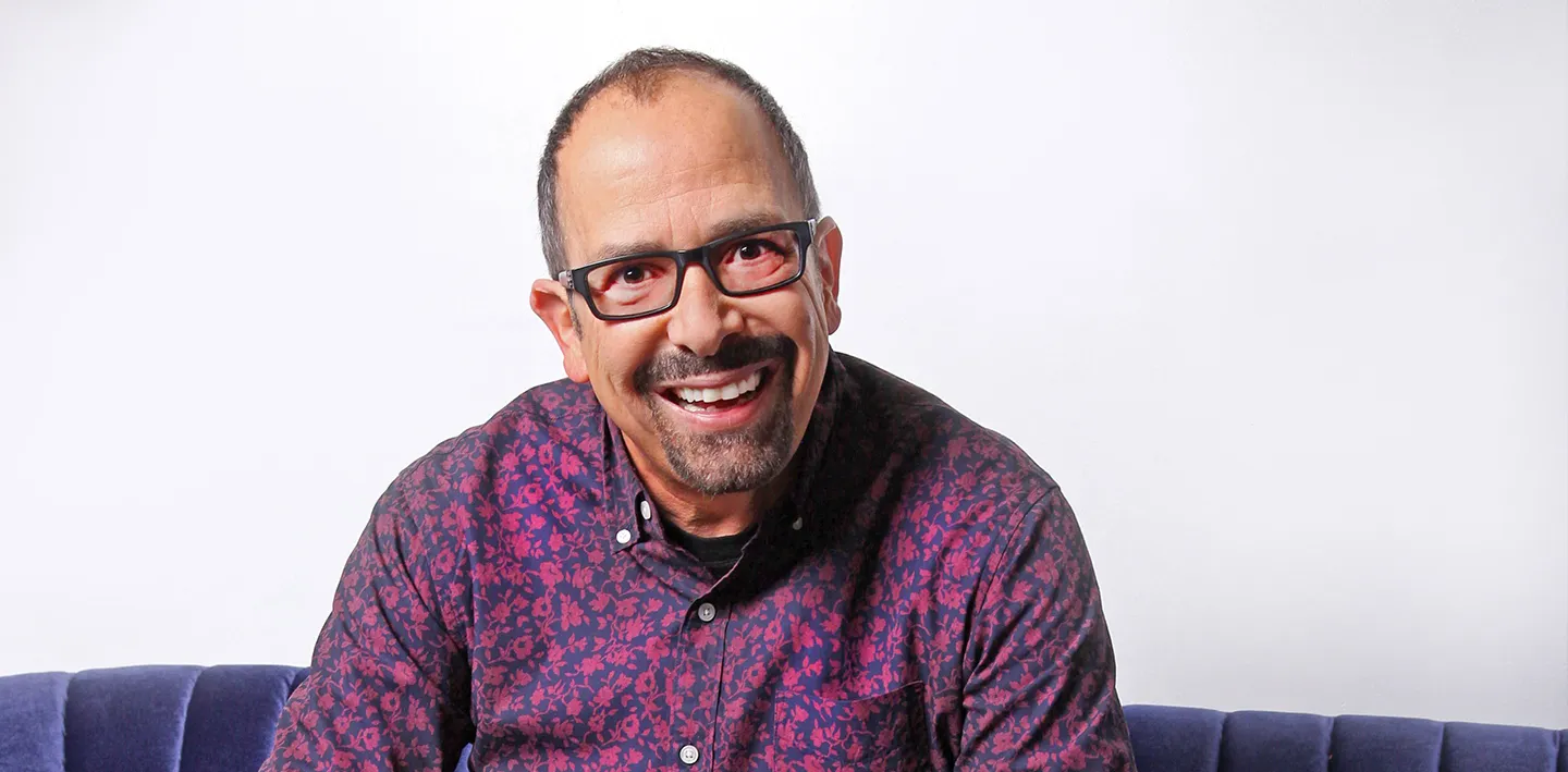 Portrait of Nazareth smiling during a video call or interview