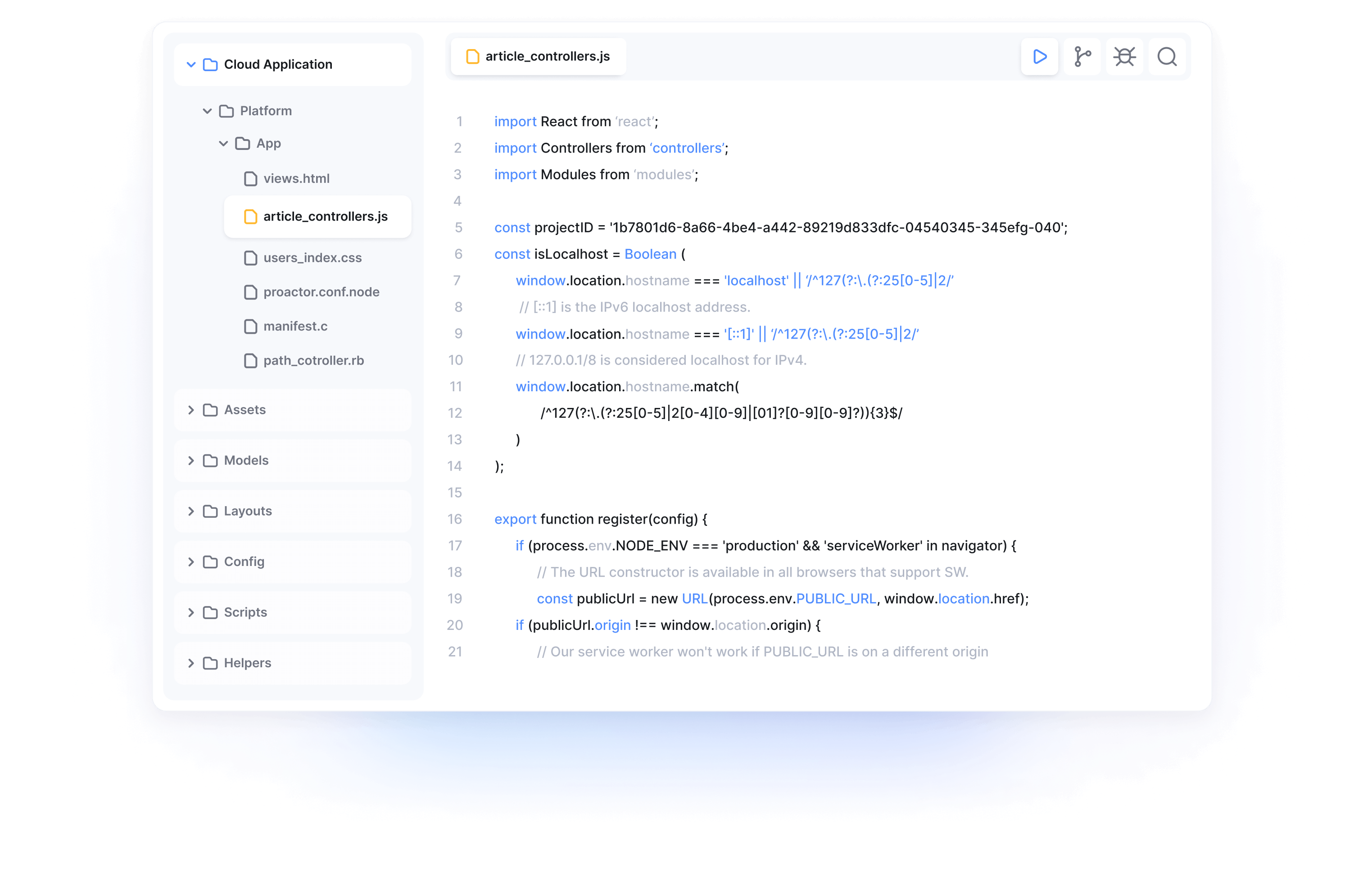 The Next-gen Code Editor - Gradient X Webflow Template