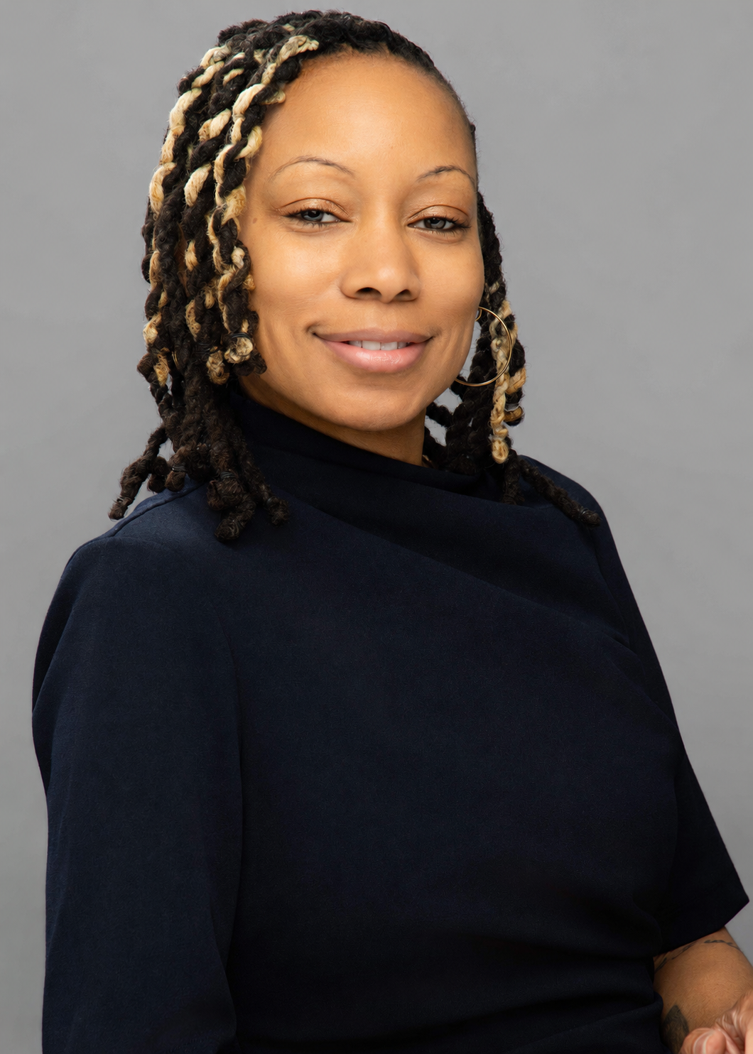 Dr. Latoya Staley smiling in professional staff headshot photo