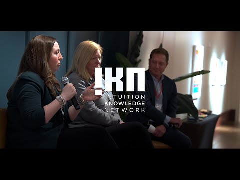Video still from the IKN session on early career talent in financial services.