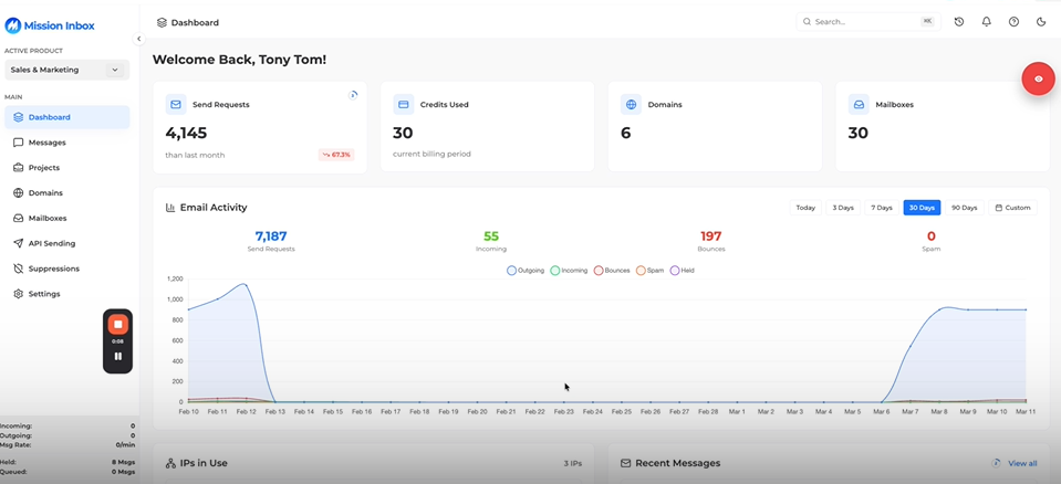 Watch the Mission Inbox Platform Demo