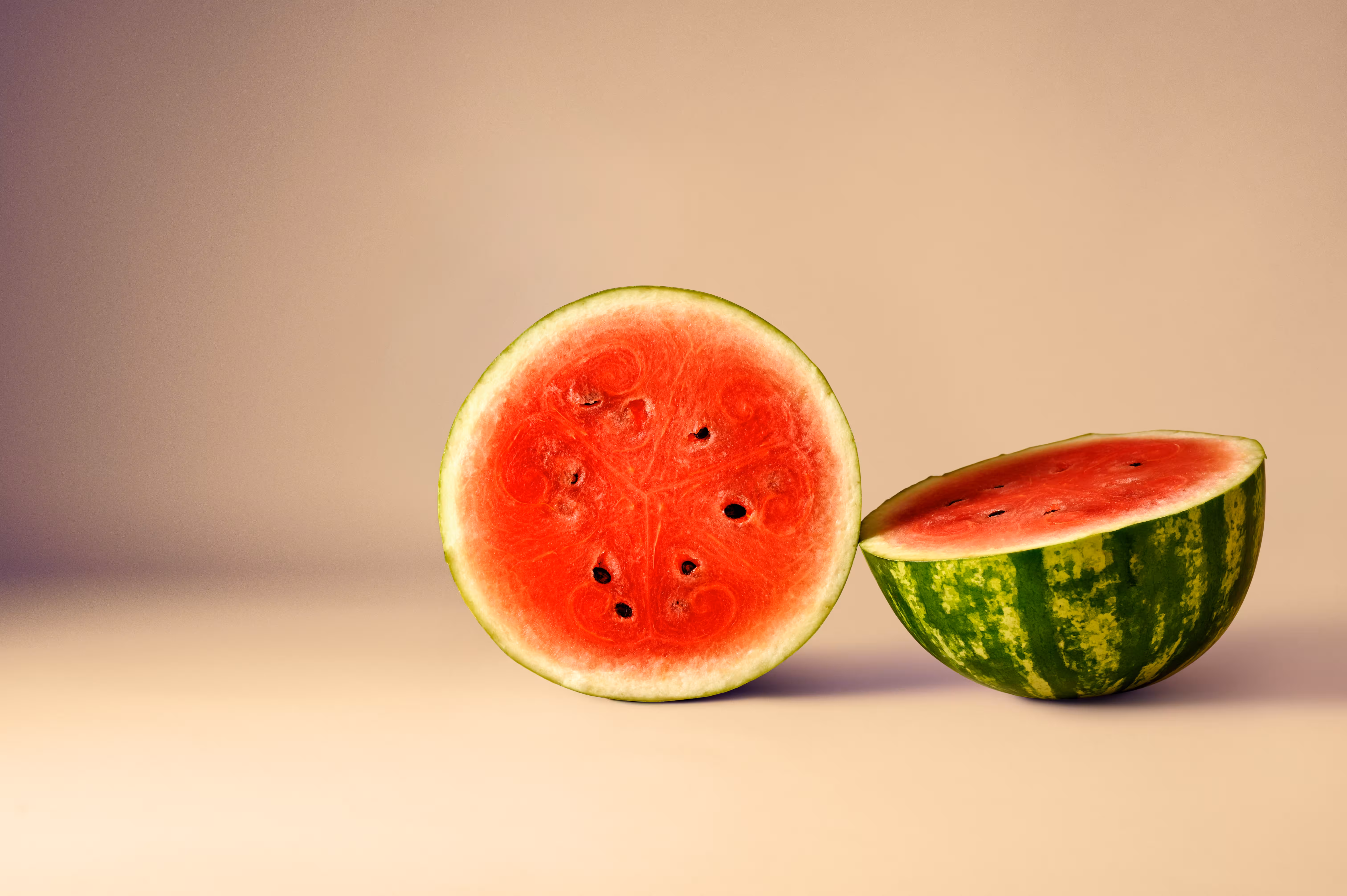 Cut watermelon