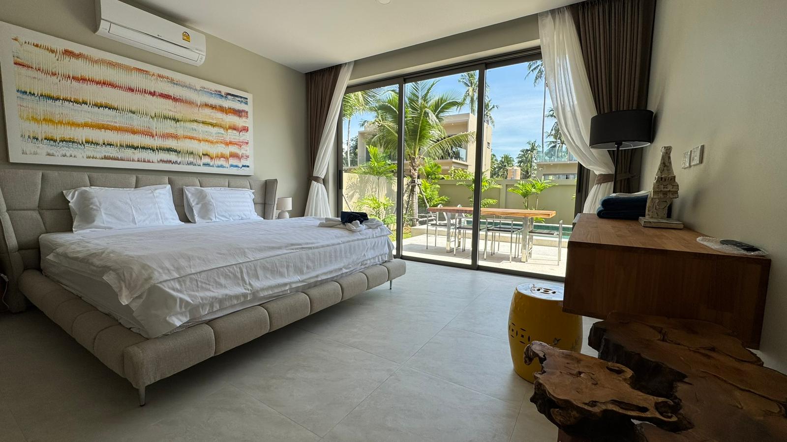 Villa Maenam Beach, chambre