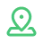 Green location pin icon on a white background.