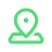 Green location pin icon on a white background.