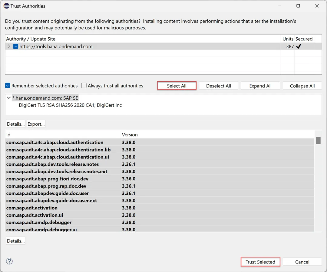 SAP GUI Install Steps