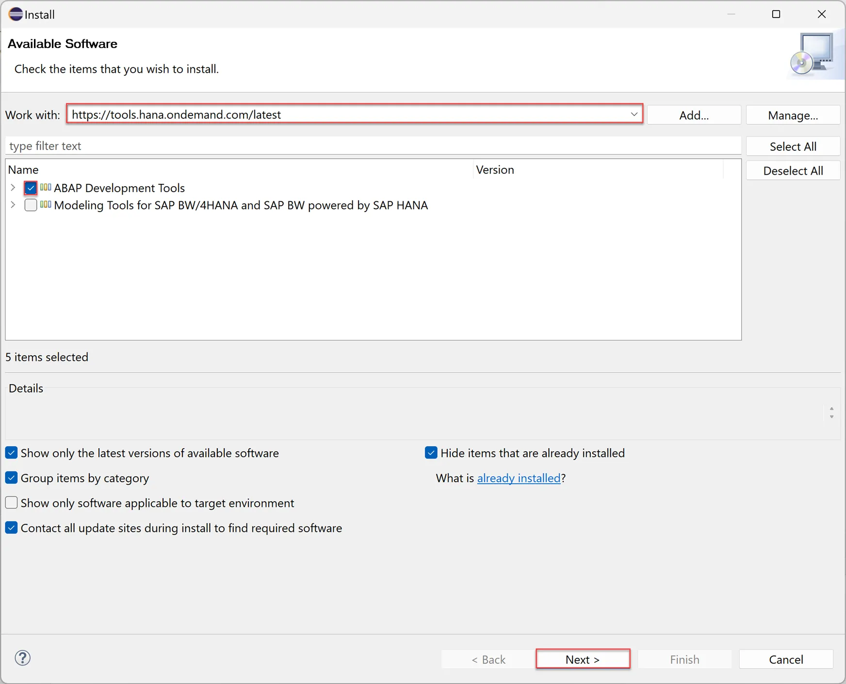 SAP GUI Install Steps