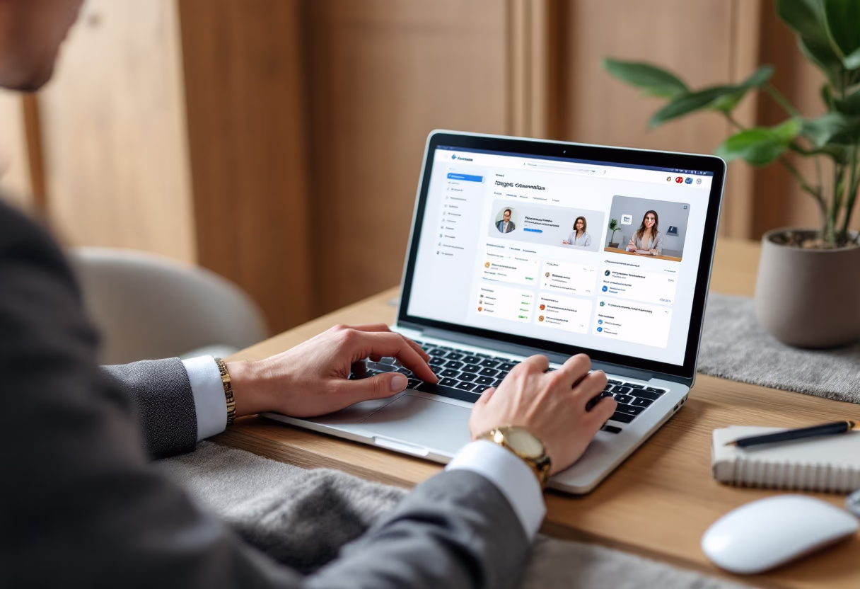 image of integrated communication platform (for a legal tech)