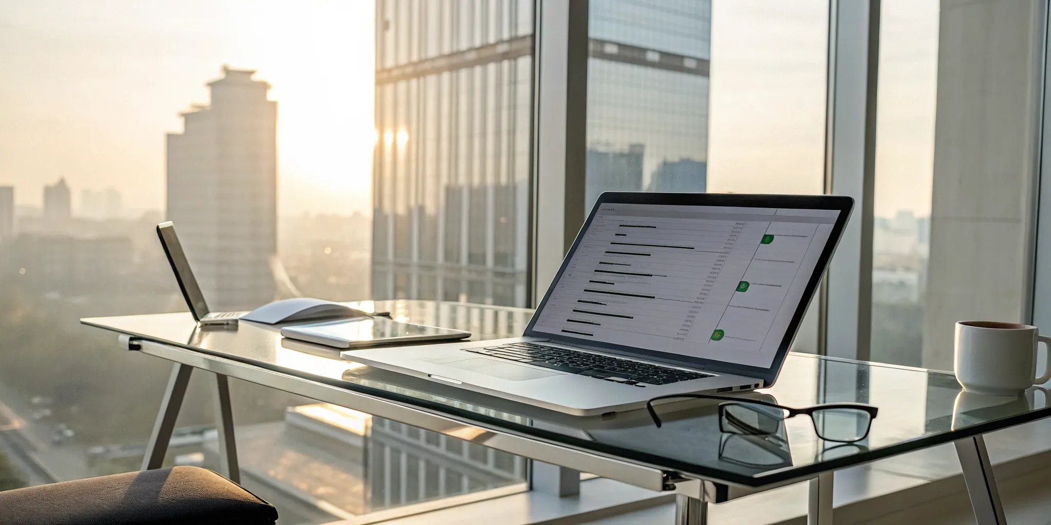 Setting up project start alerts in Microsoft Project on a laptop.