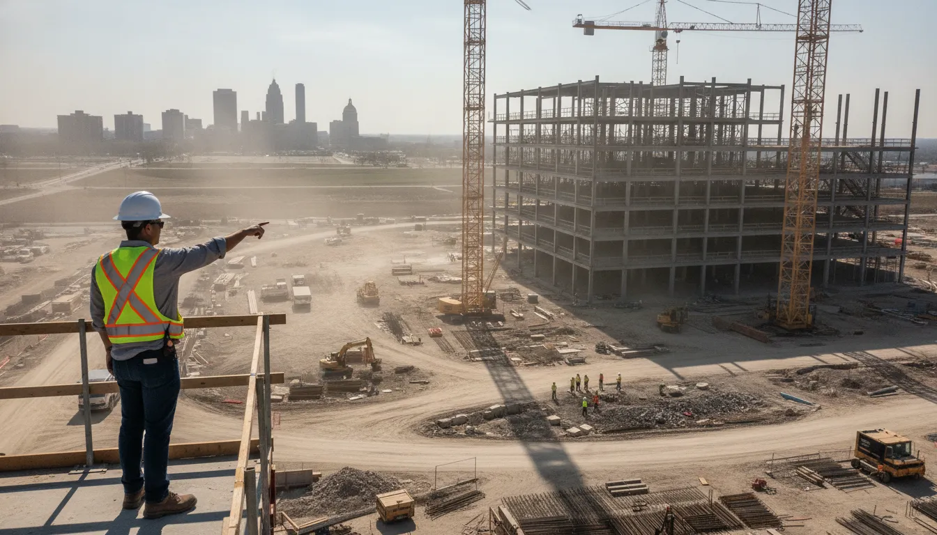 Indiana commercial construction project lead tracking and early project detection