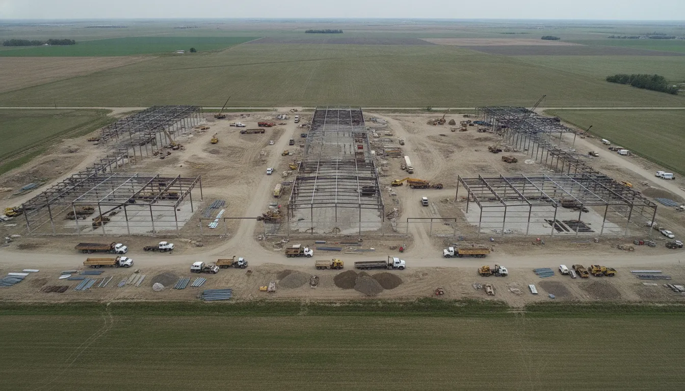 New distribution warehouse under construction in Indiana