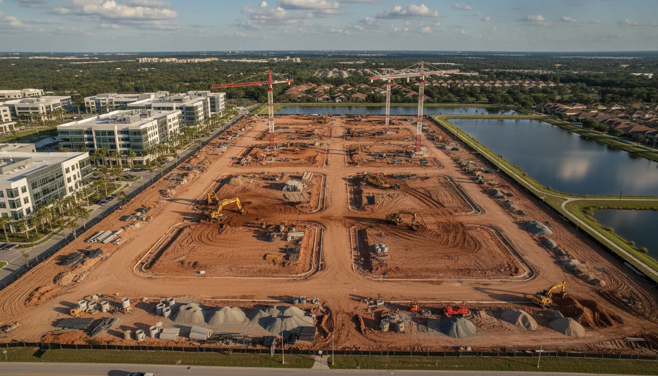 Early Orlando commercial construction project signal