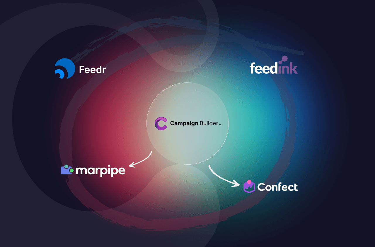 Campaign Builder vs. Confect, Feedr, Feedink og Marpipe