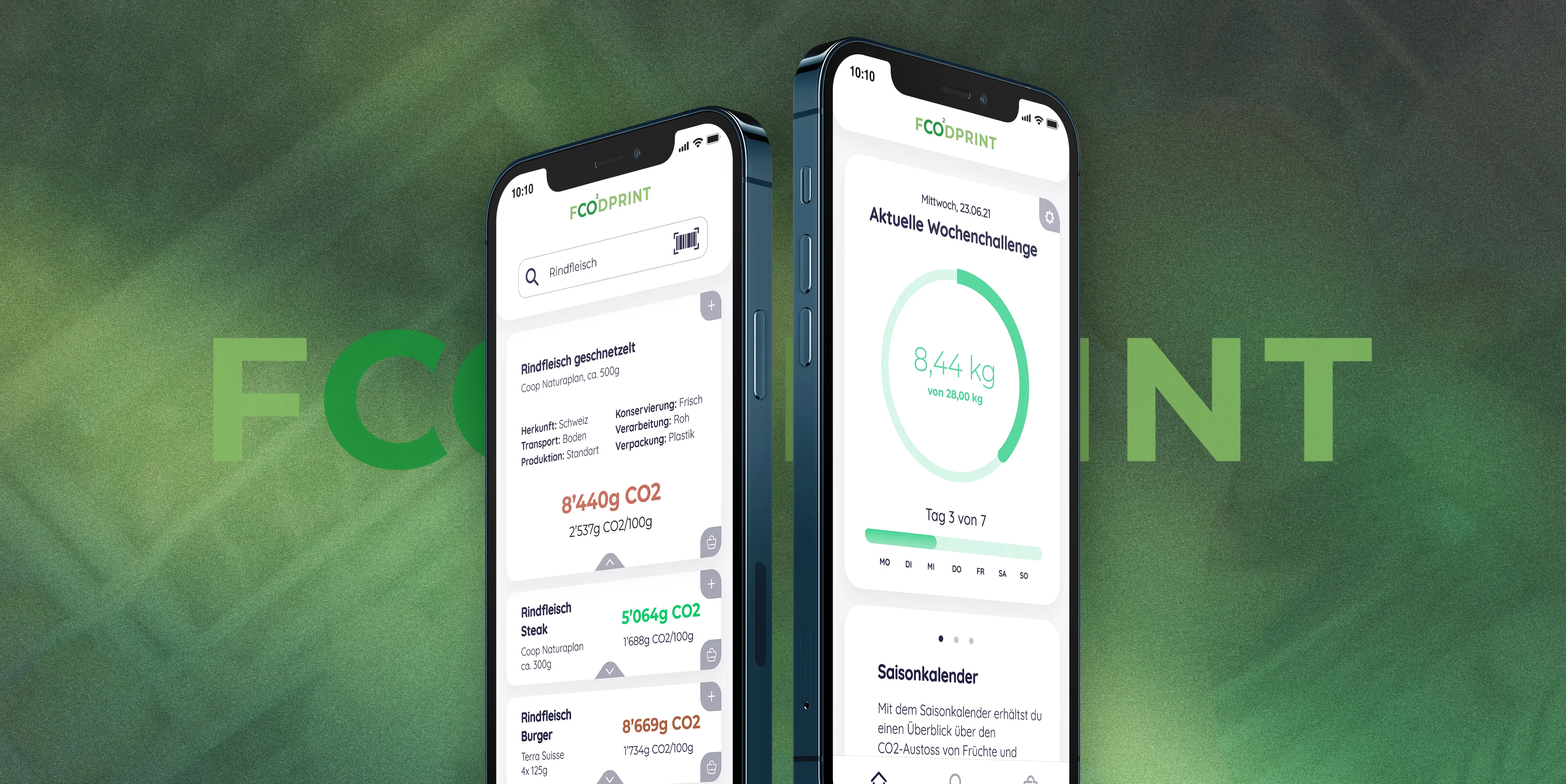 Foodprint – ein digitaler Prototyp