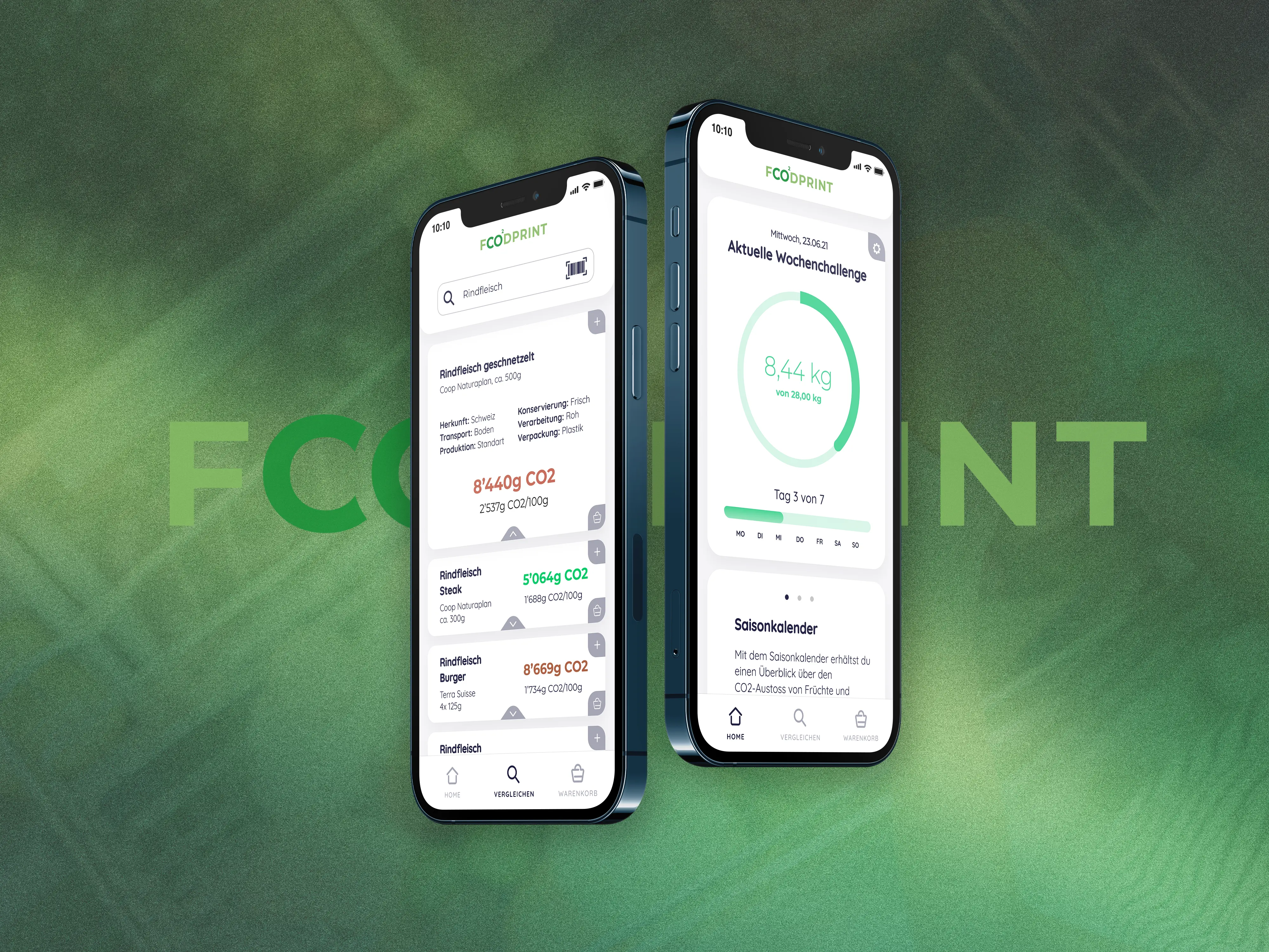 Foodprint – ein digitaler Prototyp