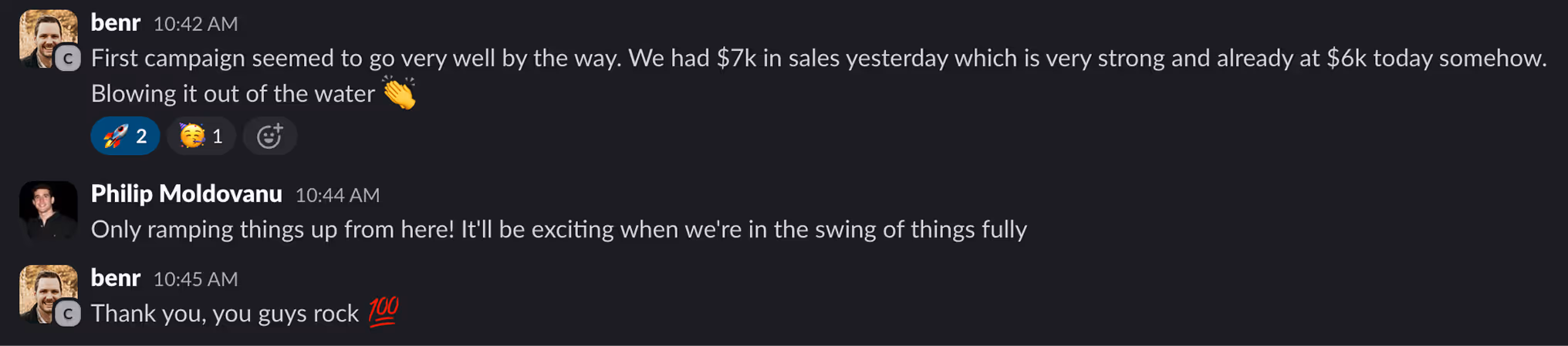 Testimonial Screenshot from a happy client of Social Scout praising their work