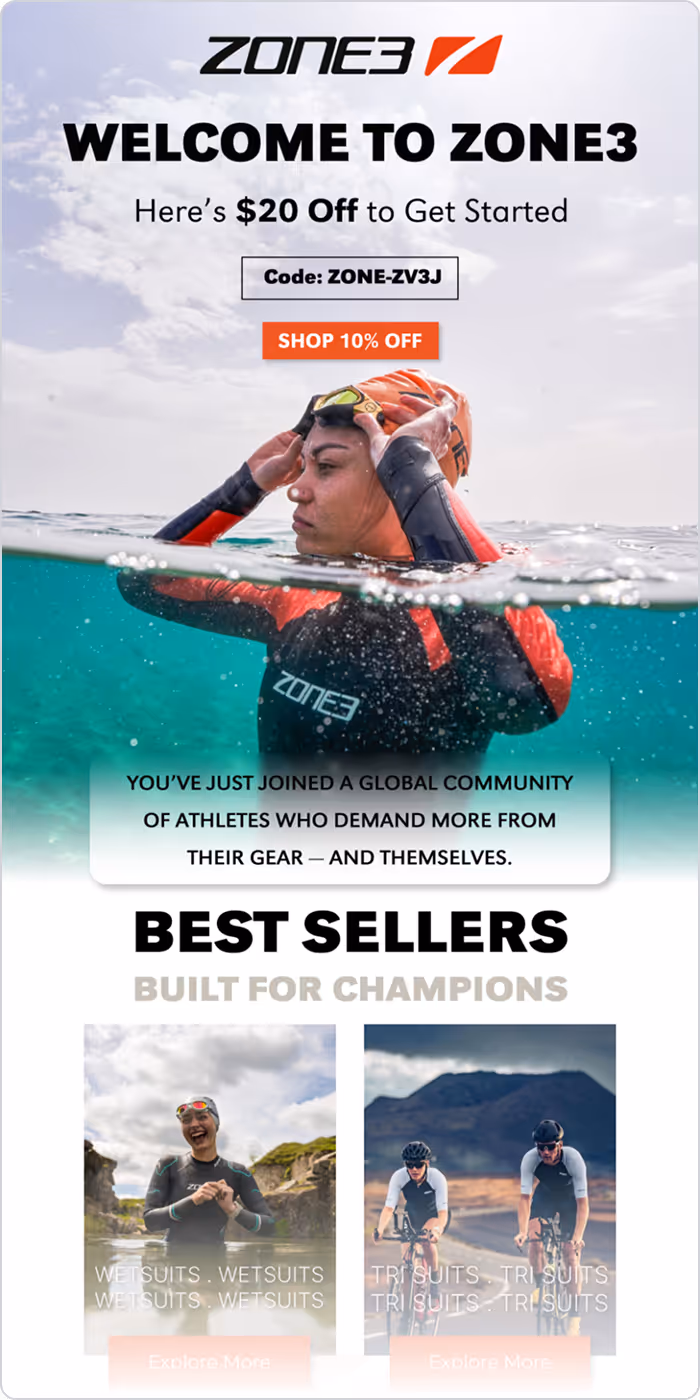 An example of an Email Design done by Social Scout