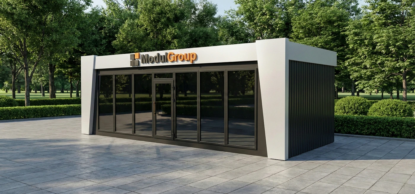 ModulGroup: виготовлення павільйонів МАФ Київ замовити проект