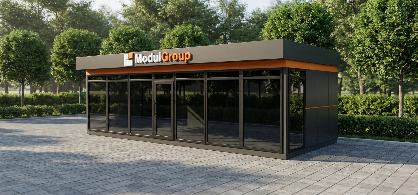 ModulGroup: виготовлення павільйонів МАФ Київ замовити проект
