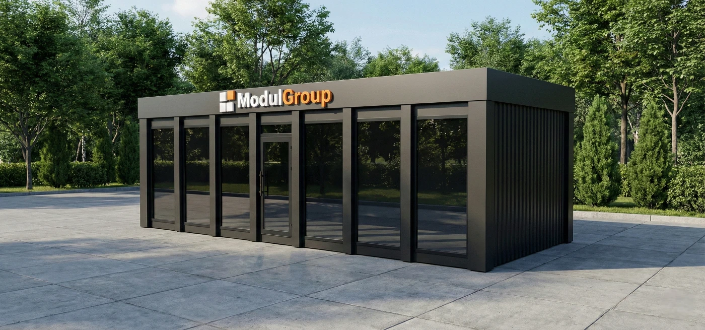 ModulGroup: виготовлення павільйонів МАФ Київ замовити проект