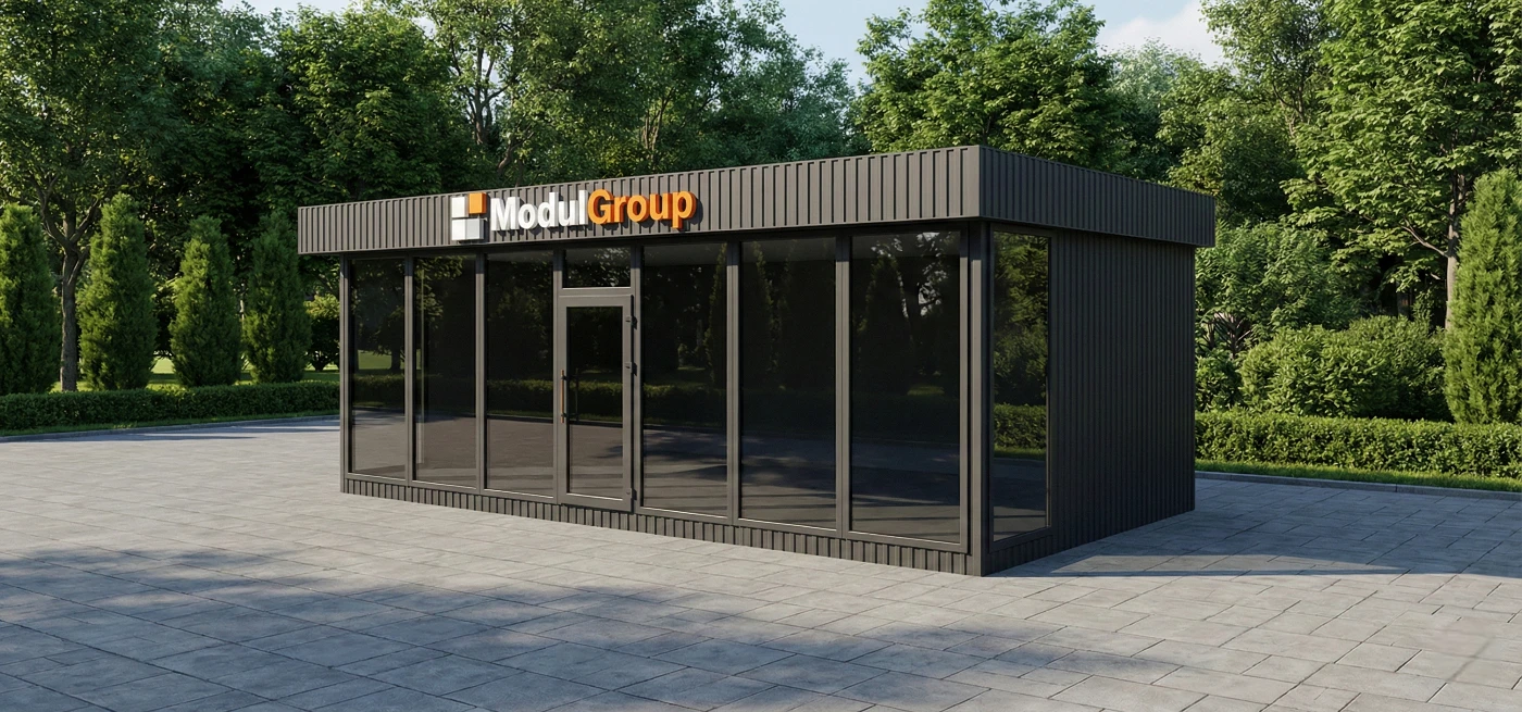 ModulGroup: торговий павільйон замовити виготовлення під ключ