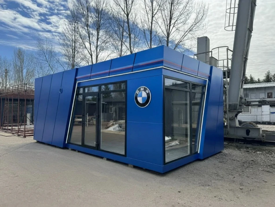 29. Торговий кіоск з рекламним фризом та підсвіткою — купити в Києві