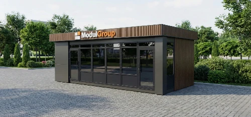 1. Сучасний МАФ та торговий кіоск: архітектурний проект для бізнесу в Києві