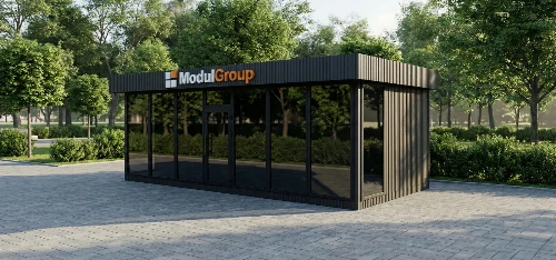 6. Побутівка та мобільний блок для будівництва від виробника ModulGroup